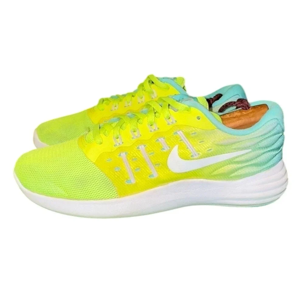 Nike Lunarstelos Womens Running‎ Shoes Volt Yellow Teal 844736-700
